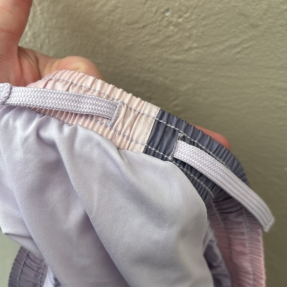 Girls' Adidas Aeroready Pink/Purple Ombré Shorts, Medium (10/12) - Picture 4 of 7